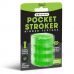 Зеленый портативный мастурбатор Zolo Original Pocket Stroker