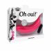 Розовый вибратор-банан Oh Oui! - 17,5 см.