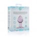 Розовая стеклянная пробка Glass Buttplug No.27 - 8,5 см.