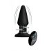 Черная анальная пробка Model R Smooth Rimming Plug with Remote - 14,2 см.
