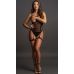 Боди с открытым лифом и гартерами Open-cup Strappy Teddy