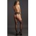 Чулки на поясе из мягкой сетчатой ткани Garterbelt Stockings With Open Design