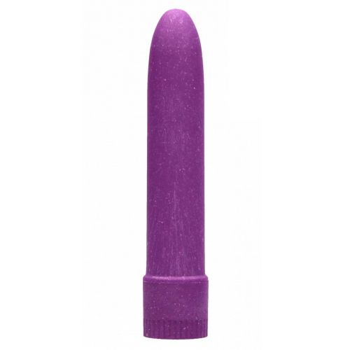 Фиолетовый вибратор 5.5  Vibrator Biodegradable - 14 см.
