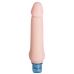 Телесный вибромассажёр Vibro Realistic Cock Dildo - 19,5 см.