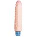 Телесный вибромассажёр Vibro Realistic Cock Dildo - 17,4 см.