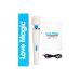 Белый вибромассажёр Love Magic Rechargeable HV-270 - 32 см.