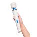 Белый вибромассажёр Love Magic Rechargeable HV-270 - 32 см.