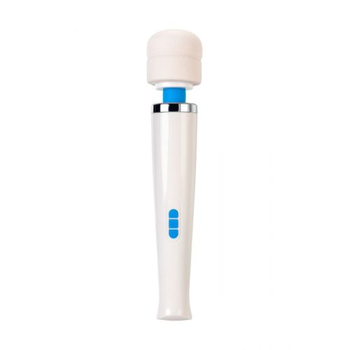 Белый вибромассажёр Love Magic Rechargeable HV-270 - 32 см.