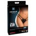 Черные трусики Crotchless Pleasure Pearls S-M-L с бусинами и анальным стимулятором