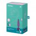 Фиолетовая анальная пробка с вибрацией Satisfyer Plug-ilicious 1 - 13,5 см.