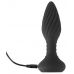 Черная анальная вибровтулка Remote Controlled Butt Plug - 15,1 см.
