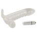 Прозрачная вибронасадка Vibrating Sleeve - 15,6 см.