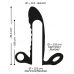 Прозрачная вибронасадка Vibrating Sleeve - 15,6 см.