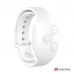 Розовый вибратор для пар с белым пультом-часами Weatwatch Dual Pleasure Vibe