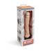 Телесный вибратор-реалистик 8  Girthy Realistic Vibrator - 24,5 см.