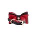 Черно-красный бондажный набор Bow-tie