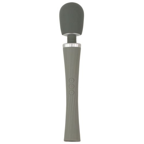 Серый жезловый вибратор Super Strong Wand Vibrator