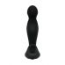Черный вибростимулятор простаты Adam s Rotating P-spot Massager - 14,2 см.