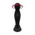 Черный вибростимулятор простаты Adam s Rotating P-spot Massager - 14,2 см.