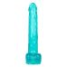 Аквамариновый фаллоимитатор-гигант Size Queen 10  - 30,5 см.
