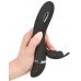 Черный вибратор-кролик с электростимуляцией E-Stim Rabbit Vibrator - 19,3 см.