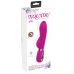 Лиловый вибратор-кролик Super Soft Silicone Rabbit Vibrator - 20,2 см.