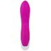 Лиловый вибратор-кролик Super Soft Silicone Sucking Vibrator - 20 см.