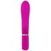 Лиловый вибратор с клиторальным отростком Super Soft Silicone Rabbit Vibrator - 20,2 см.