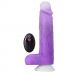 Фиолетовый вибратор-реалистик Encore 8 Inch Vibrating Dildo - 21,6 см.