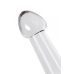 Прозрачный фаллоимитатор Jelly Dildo S - 15,5 см.