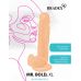 Телесный реалистичный фаллоимитатор Mr. Bold XL - 22 см.