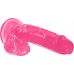 Розовый реалистичный фаллоимитатор Mr. Bold L - 18,5 см.