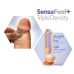 Телесный фаллоимитатор-реалистик 9 Inch Thick Posable Dildo With Balls - 22,8 см.