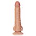Телесный фалоимитатор Straight Realistic Dildo Balls Suction Cup 8 - 23 см.