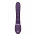 Фиолетовый вибромассажер-кролик Taka - 21,3 см.