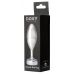 Серебристая анальная втулка Doxy Smooth Butt Plug - 10,5 см.