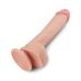 Телесный фаллоимитатор 8.5 Dual-Layered Silicone Nature Cock - 22 см.