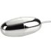 Серебристая гладкая вибропуля Vibrating Silver Bullet