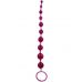 Ярко-розовая анальная цепочка Beads of Pleasure - 30 см.