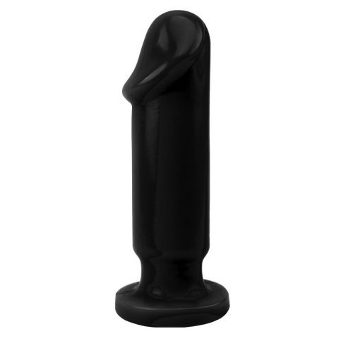 Черный анальный фаллоимитатор Anal Trainer L - 16,5 см.