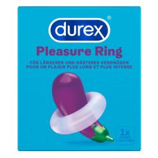 Прозрачное эрекционное кольцо Durex Pleasure Ring