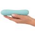 Аквамариновый мини-вибратор Straight Vibrator - 16,4 см.
