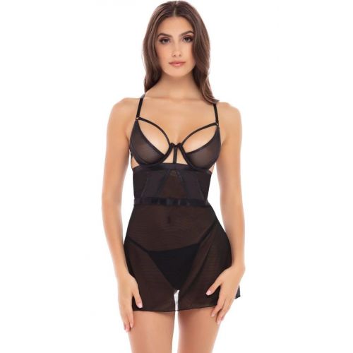 Соблазнительная сорочка New In Town 2 Piece Chemise Set
