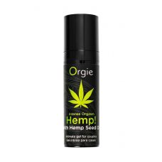 Возбуждающий интимный гель для пар ORGIE Hemp Intense Orgasm - 15 мл. Возбуждающий интимный гель для пар ORGIE Hemp Intense Orgasm - 15 мл.