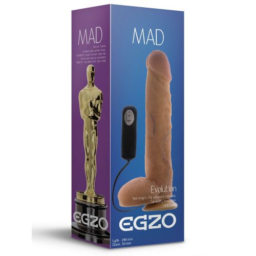 Реалистичный вибратор на присоске Mad Oscar - 24 см. FFF