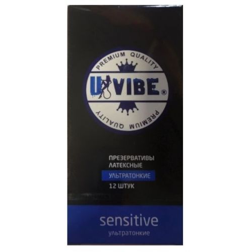 Ультратонкие презервативы Uvibe - 12 шт.