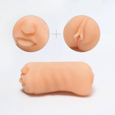 Двусторонний реалистичный маструбатор Oral Vaginal