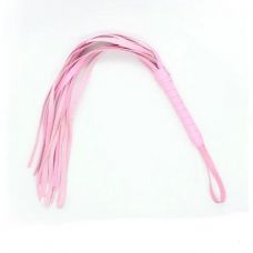Розовая плеть с петлей - 55 см.