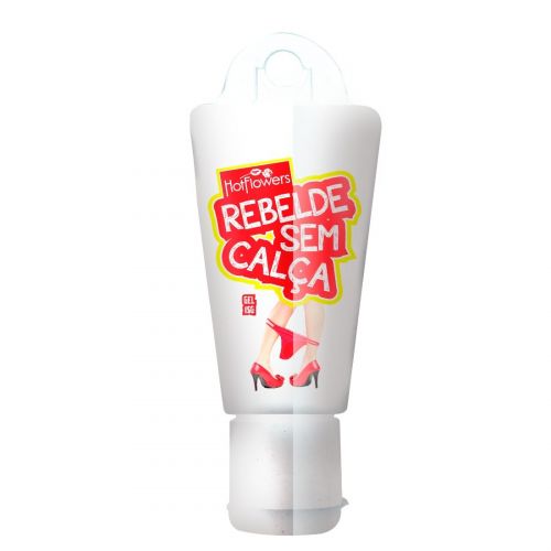 Ароматизированный анальный гель Rebelde sem Calca для комфортного проникновения - 15 гр.