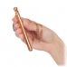 Золотистая подвеска-вибратор Genie Flirting Pen